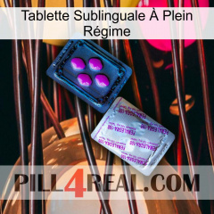 Tablette Sublinguale À Plein Régime 37